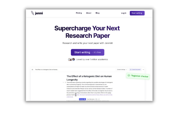 Jenni AI Overview 1